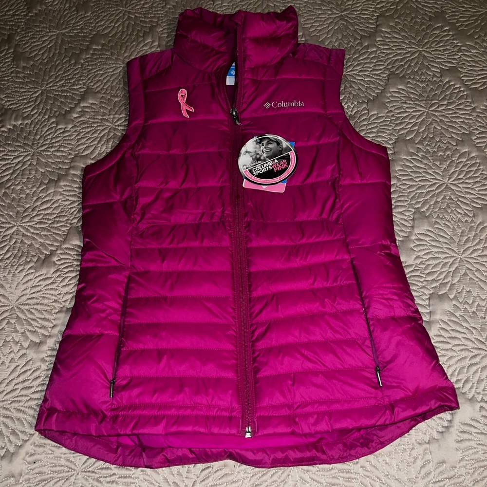 NWT Columbia Pink Vest